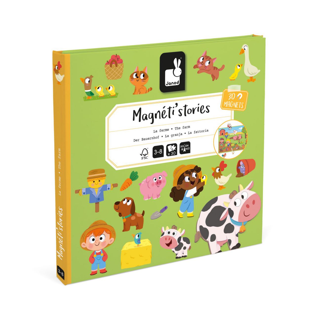 Juego la granja Magneti´stories, perfecto para narrar historias y mejorar concentración. Mimú bebés Jerez