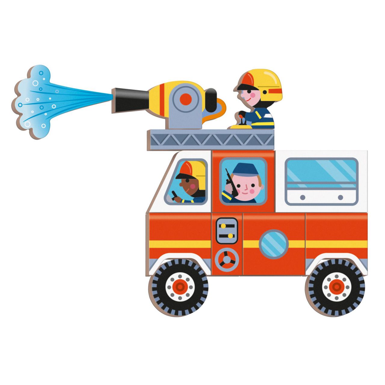 Magneti´book bomberos de Janod, ideal para regalo creativo de niños y niñas - Mimú