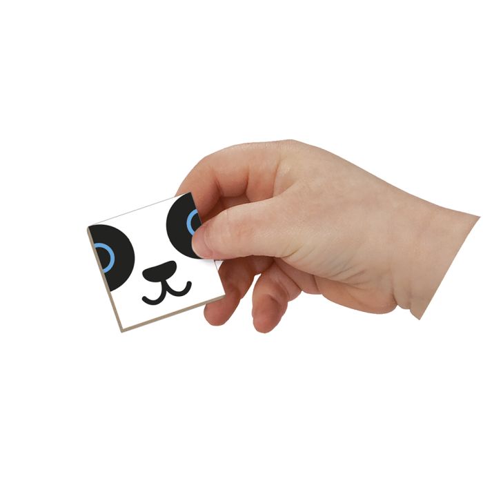 Juego didáctico de imanes con ilustraciones de animales para crear combinaciones locas. Disponible en Mimú