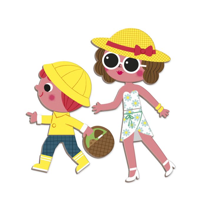 Magneti´book Las 4 estaciones. Juego didáctico para crear escenas de cada estación. Mimú juguetes educativos