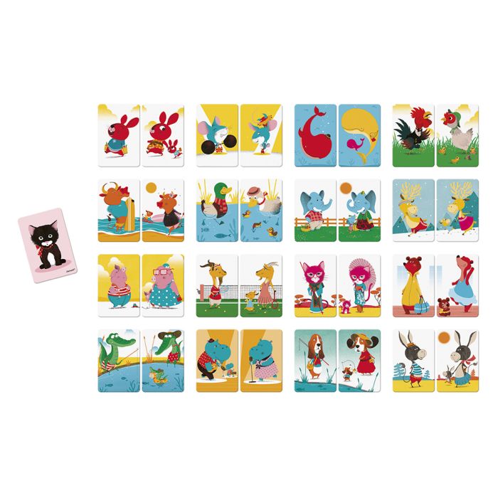 Mistigri Janod, juego educativo de cartas para la memoria y observación, en Mimú bebés Jerez
