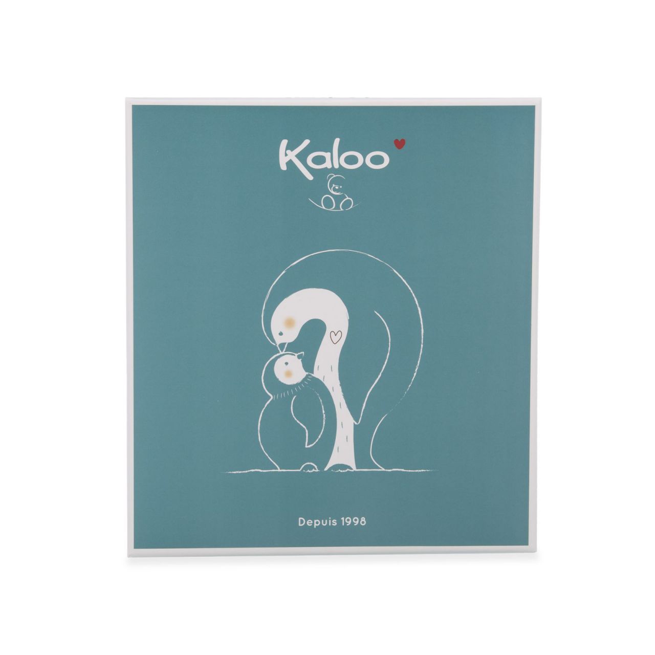 Manta doudou con forma de pingüino, en tonos verdes, perfecta para recién nacidos. Mimú Jerez