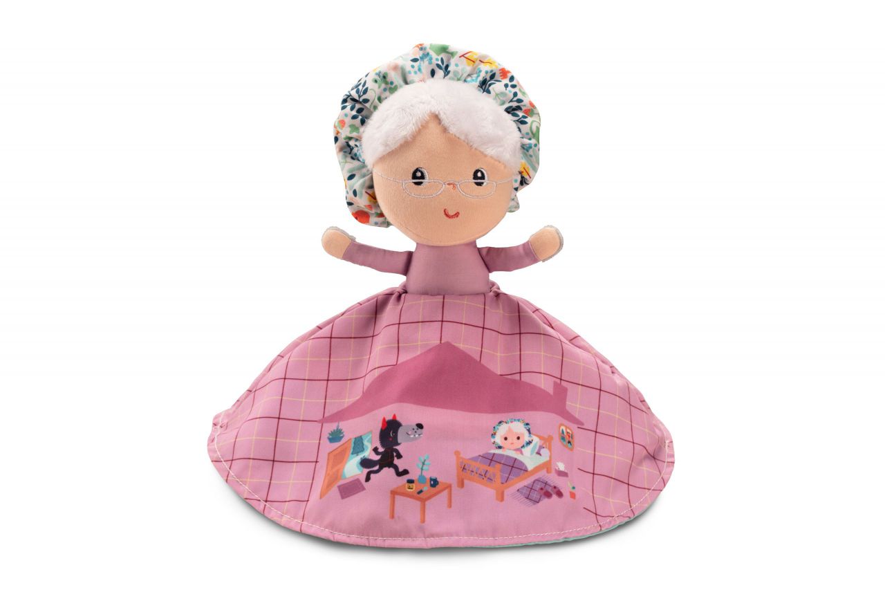 Marioneta didáctica con personajes intercambiables, Mimú