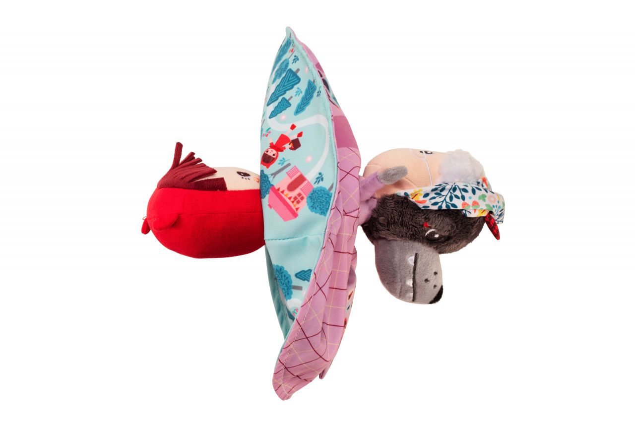 Marioneta 3 en 1 de Caperucita roja, el lobo y la abuela, Mimú