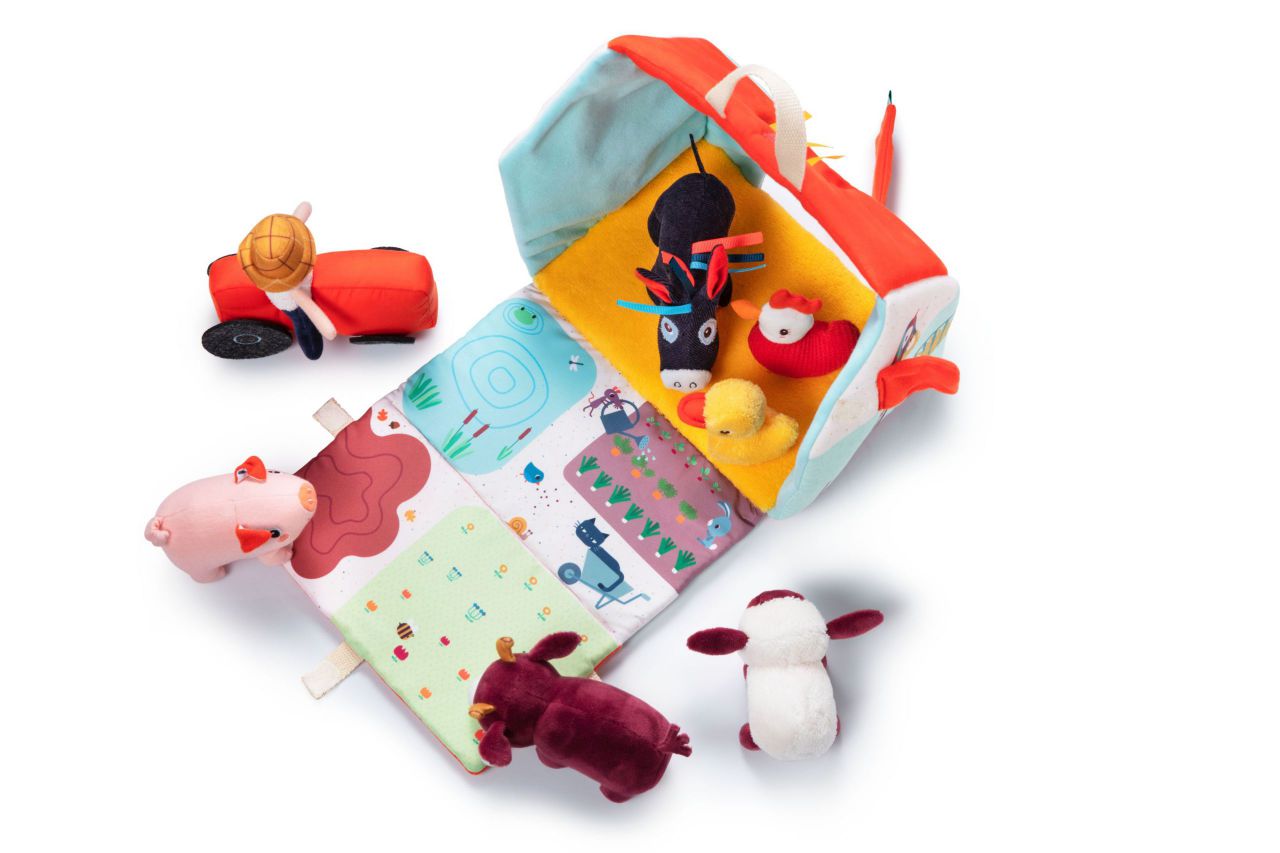 Granja educativa Lilliputiens, animales blandos para manos pequeñas. Mimú bebés