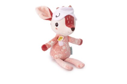 Peluche calmante para bebés con antifaz y pijamas fosforescentes, ideal para la hora de dormir, Mimú