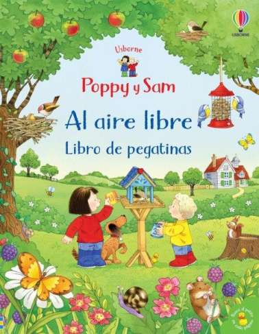 Libro de pegatinas infantil Al aire libre de Usborne en Mimú bebés Jerez