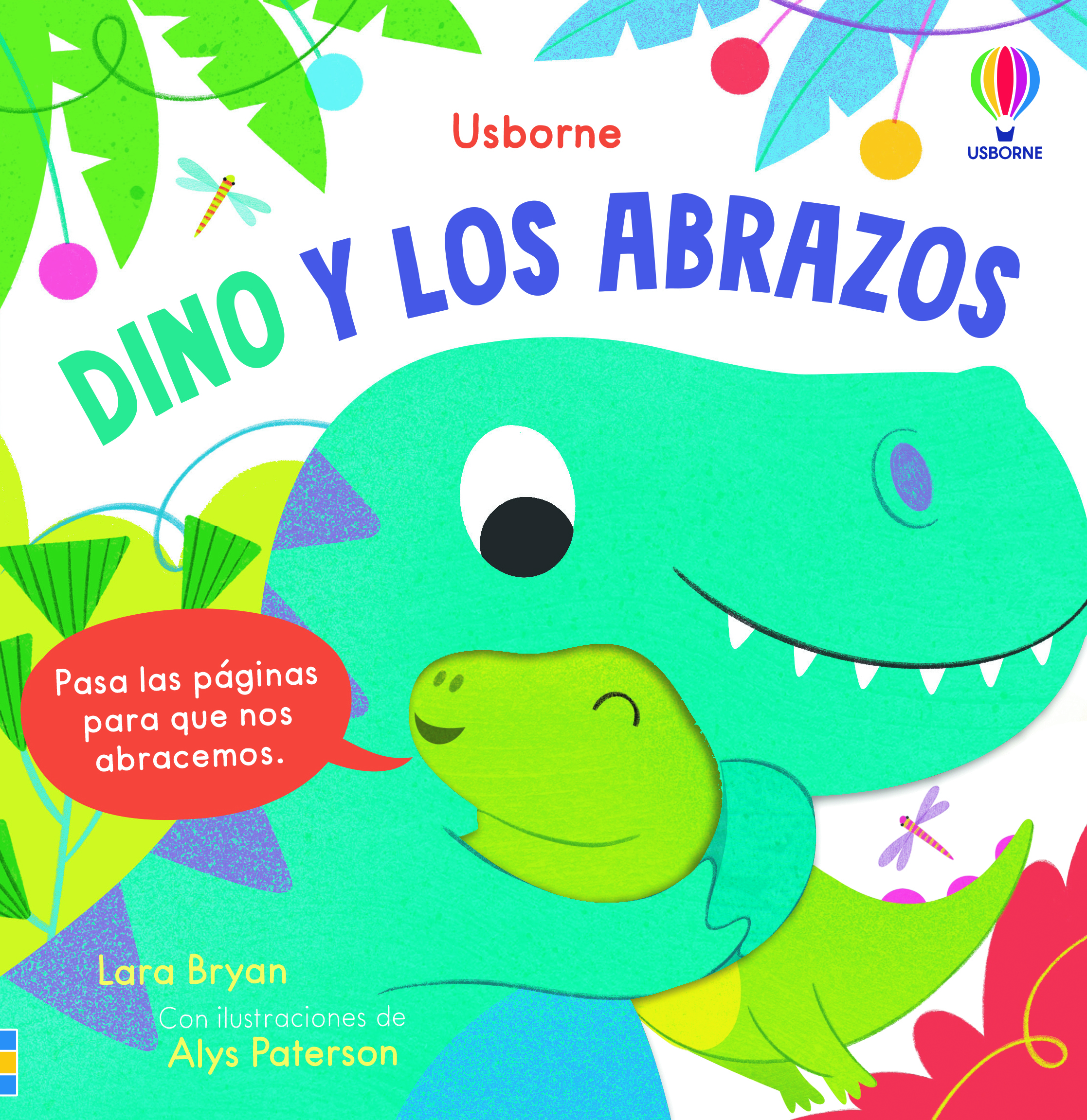 Libro infantil con solapas grandes Dino y los abrazos de Usborne en Mimú bebés Jerez