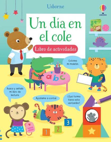 Libro de actividades Un día en el cole de Usborne en Mimú bebés Jerez