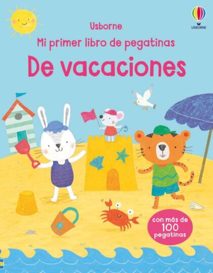 Mi primer libro de pegatinas infantil De vacaciones de Usborne en Mimú bebés Jerez