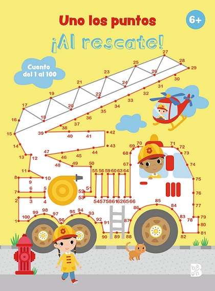 Libro Uno los puntos ¡Al rescate! Cuento del 1 al 100 para 6 años de Ballon en Mimú bebés Jerez