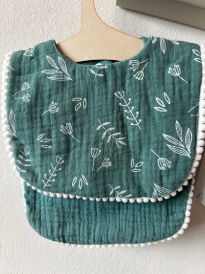 Set de baberos elegantes para bebés, de algodón.