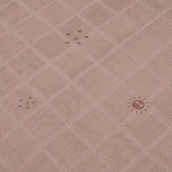 Detalle de muselina de bambú extra grande y extra suave. Encuéntrala en Mimú bebés Jerez