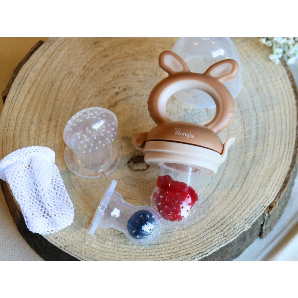 Alimentador para bebé 4 en 1 Bo Jungle Foxy terracota, venta online en Mimú