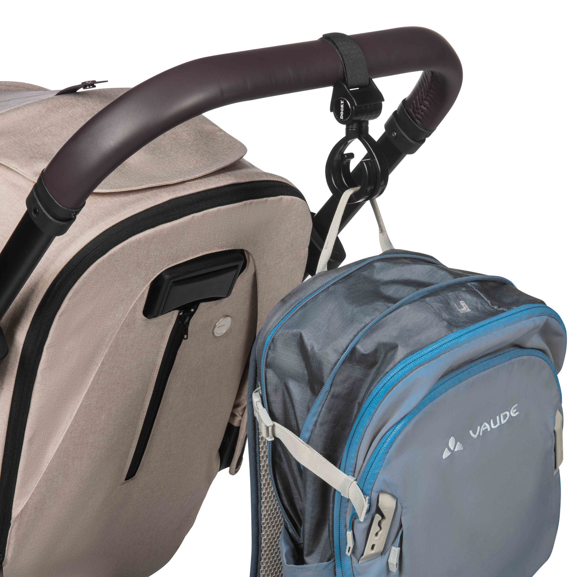 Ganchos para colgar bolsas en el cochecito, Mimú bebés Jerez