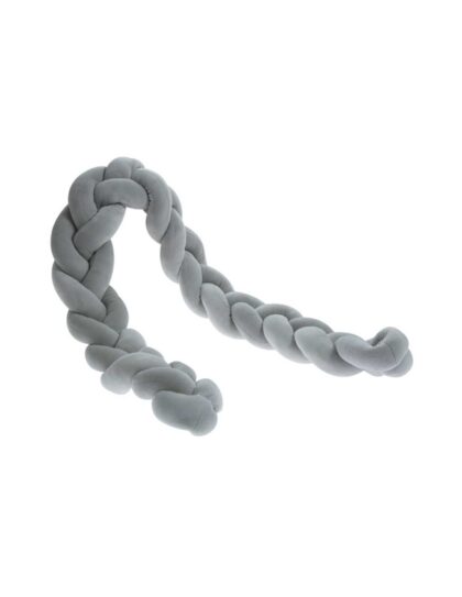 Protector trenzado cuna gris 1,5m Mimú