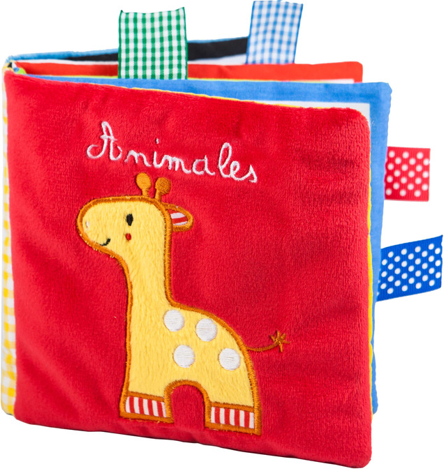 Animales Libro de tela de Combel - primeras lecturas para bebés en Mimú