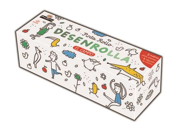 Pinta rollo El Campo de Manolito Books - diversión creativa disponible en Mimú bebés.