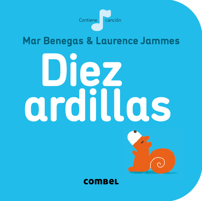 Diez ardillas Combel - libro musical de la colección La Cereza en Mimú