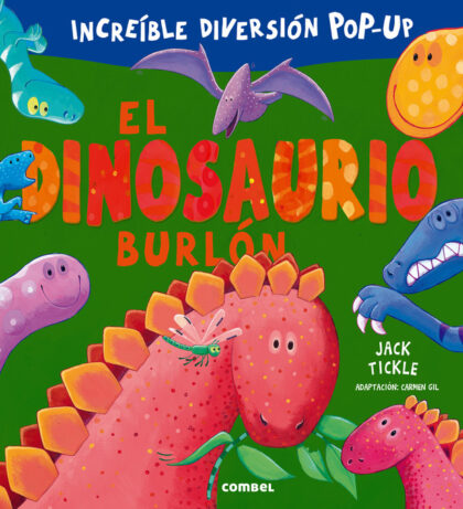 El Dinosaurio Burlón Combel - libro pop-up infantil disponible en Mimú