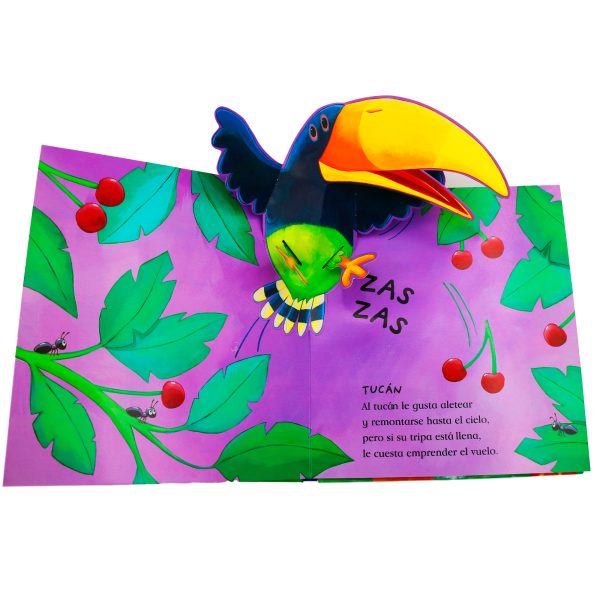 Detalles del pop-up de El León Remolón Combel - libro infantil en Mimú