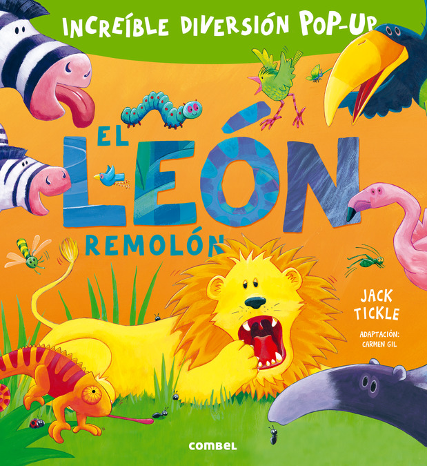 El León Remolón Combel - libro pop-up infantil disponible en Mimú bebés Jerez