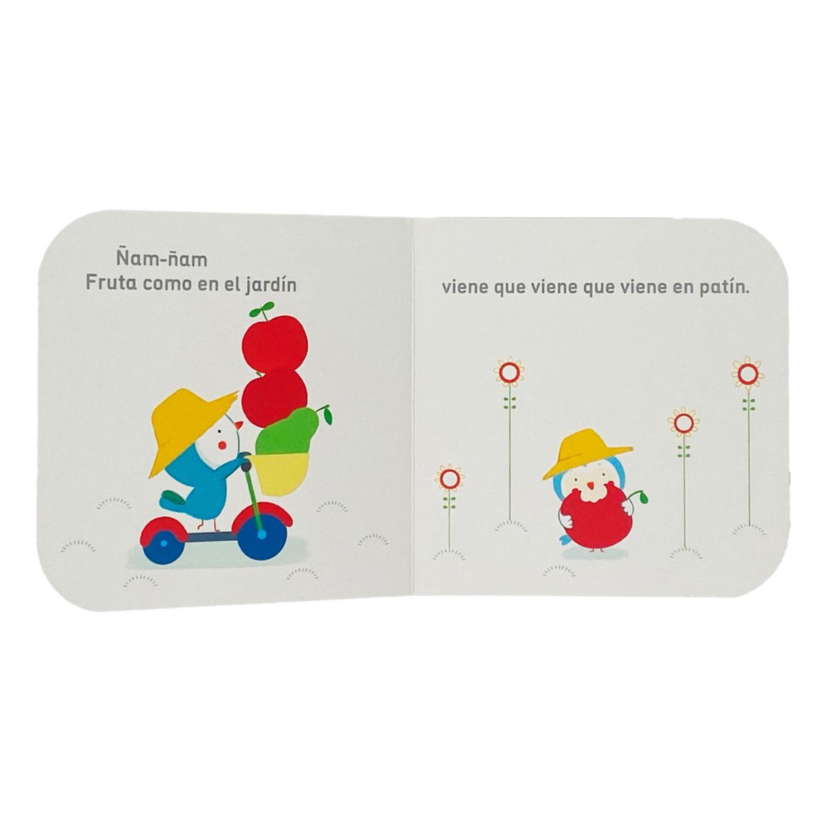 Interior del libro Ñam Ñam Combel - cuento para cantar en Mimú