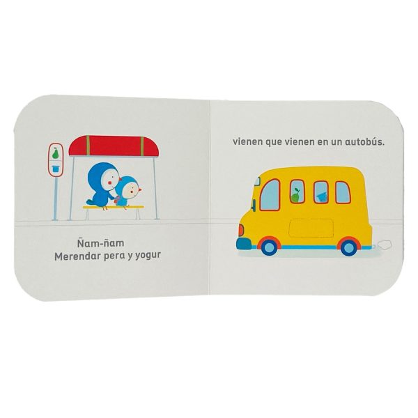 Ñam Ñam Combel - páginas ilustradas del cuento musical infantil Mimú