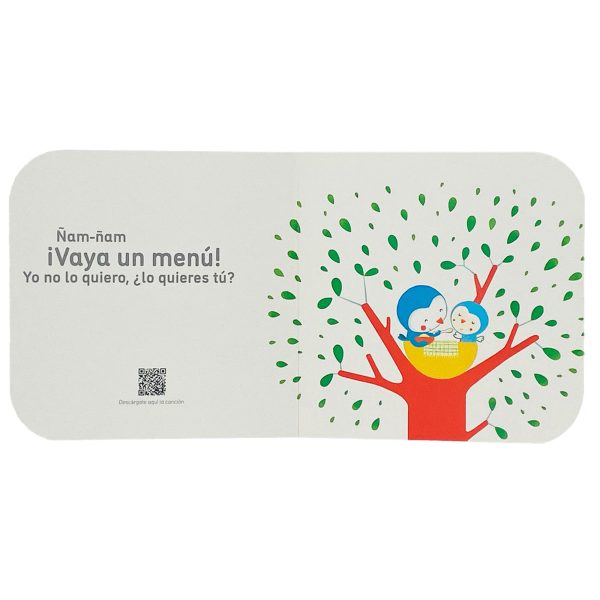 Libro Ñam Ñam Combel - cuento cantado para bebé disponible en Mimú