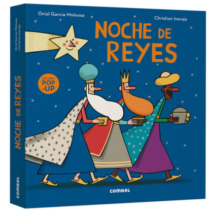 Libro pop-up Noche de Reyes de Combel con escenas tridimensionales, disponible en Mimú bebés.
