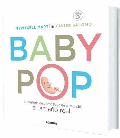 Portada del libro Baby Pop de Combel sobre cómo crece un bebé durante el embarazo