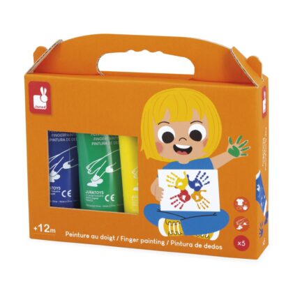 Pintura de Dedos Janod set de 5 colores para peques - Mimú