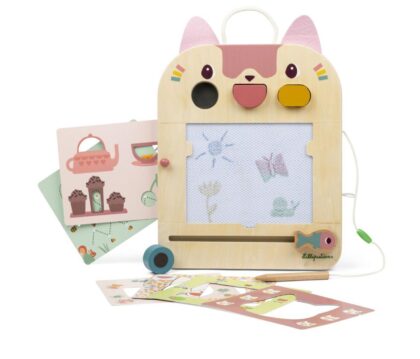 Pizarra Mágica de Jeanne de Lilliputiens con sellos y lápiz - Mimú