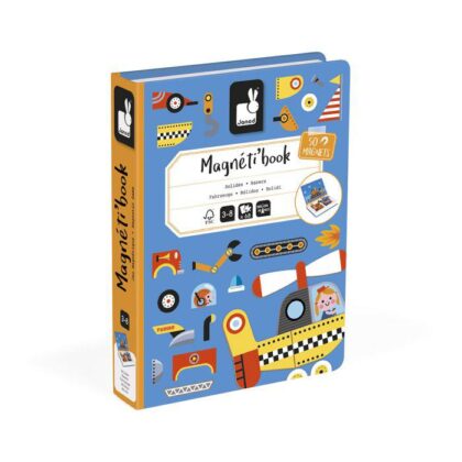 Magneti´book Bólidos Janod libro magnético de vehículos - Mimú