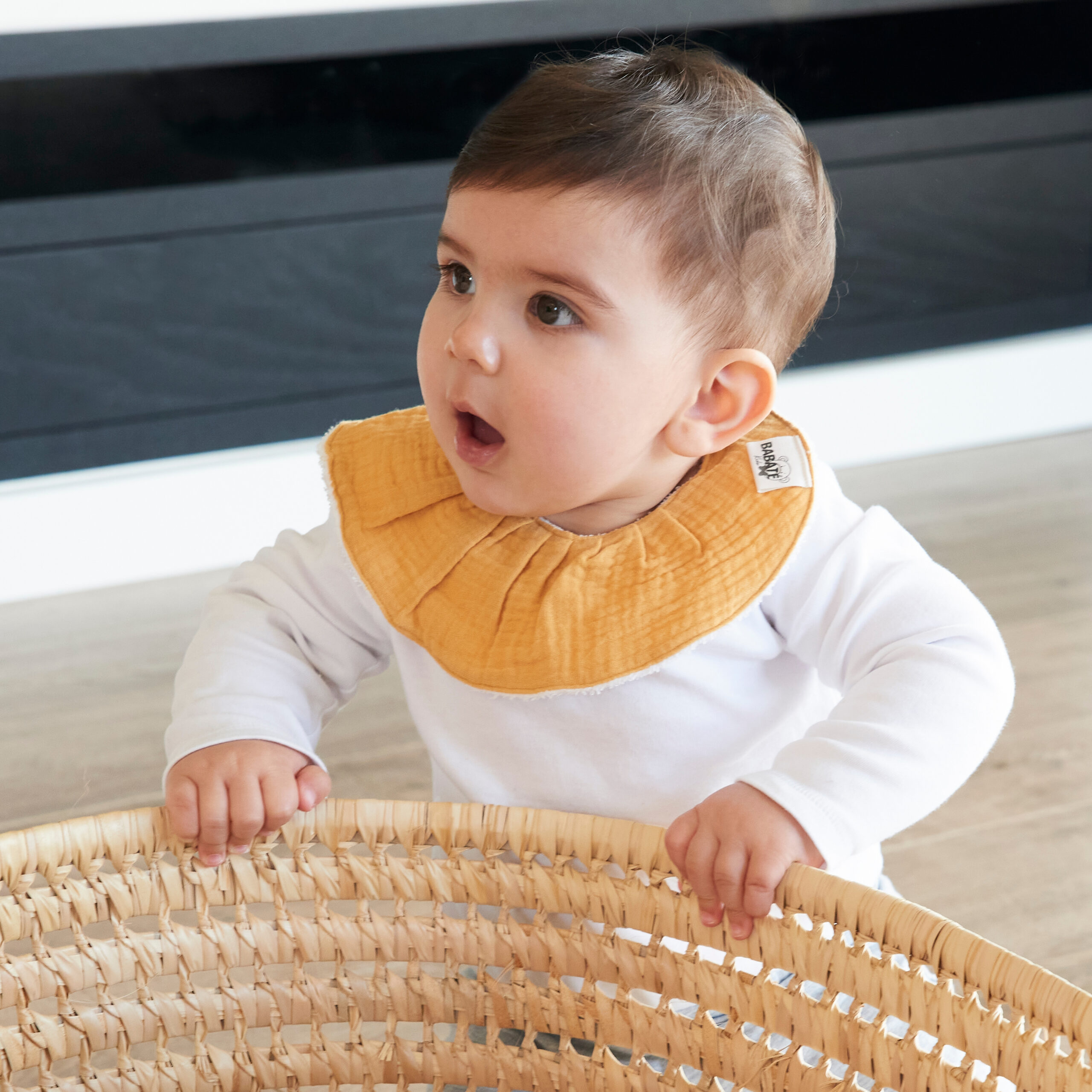 Baberos cuello suaves para babitas Mimú