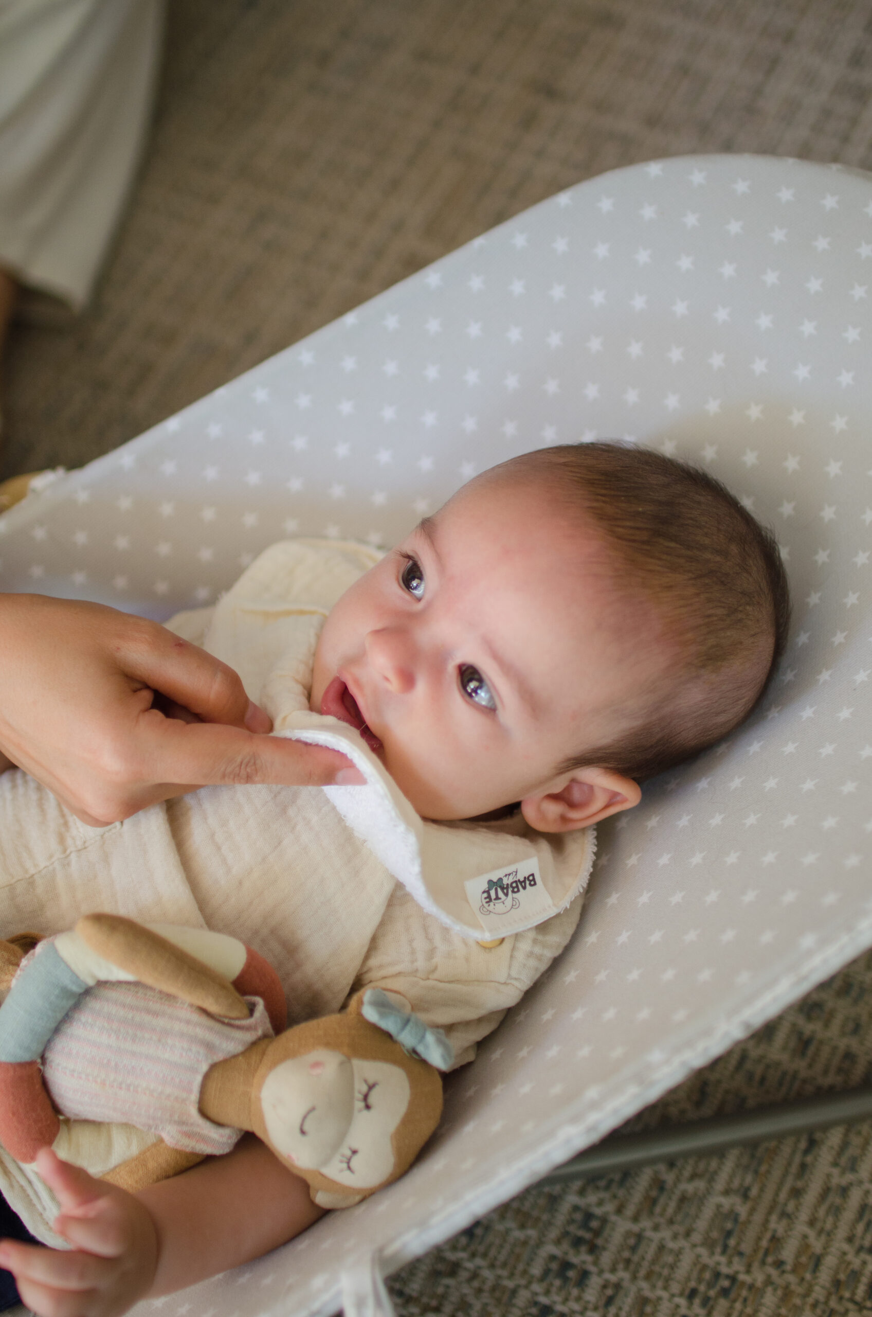 Baberos absorbentes bebé Babaté disponibles en Mimú