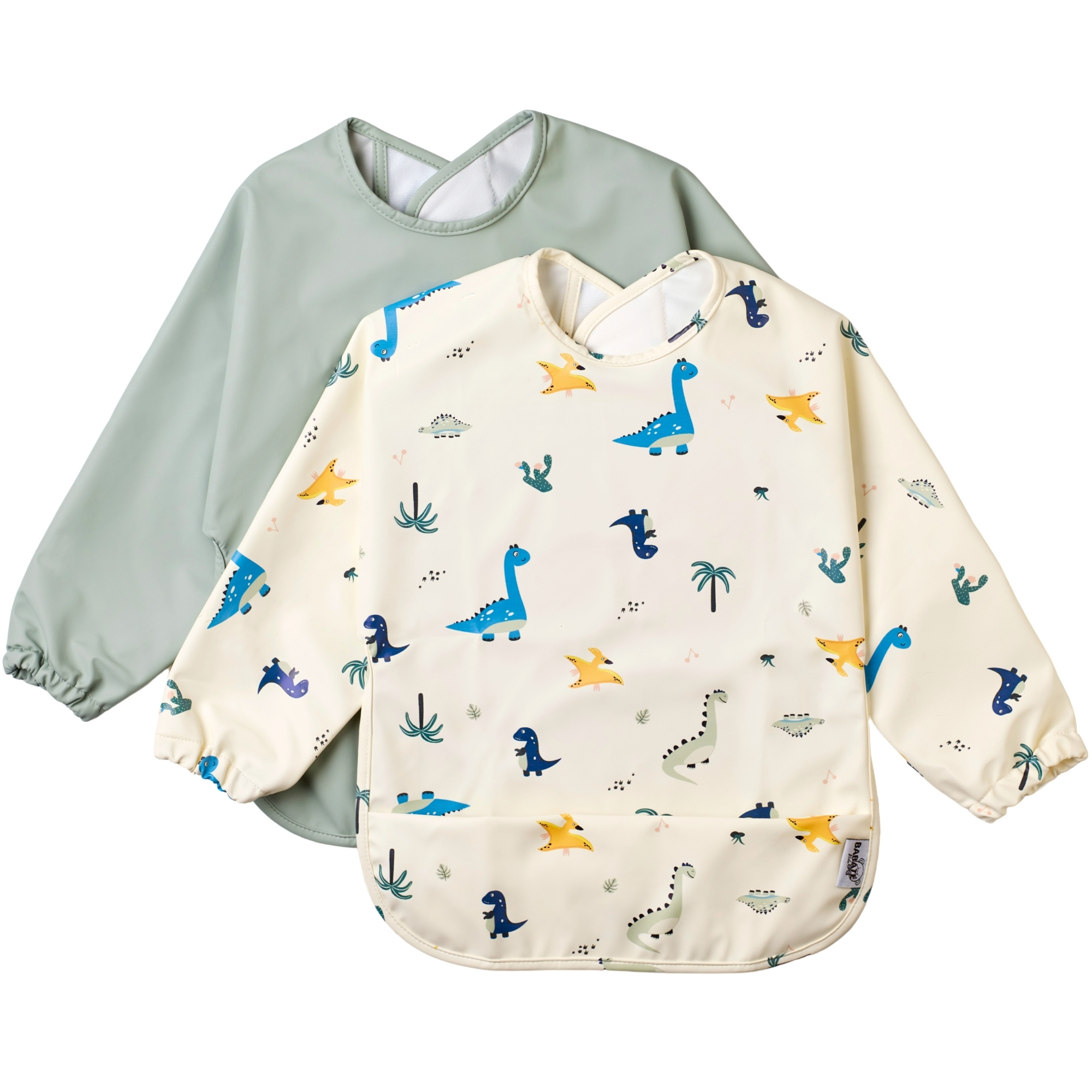 Pack 2 baberos impermeables con manga larga Babaté Kids Mimú